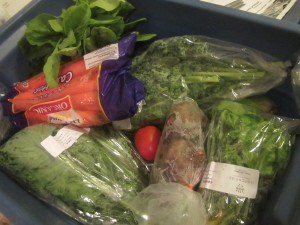 This was my first batch of produce from SPUD.ca