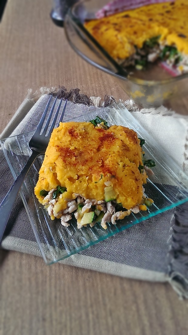 This turkey shepherds pie with butternut squash is a twist on the classic beef version