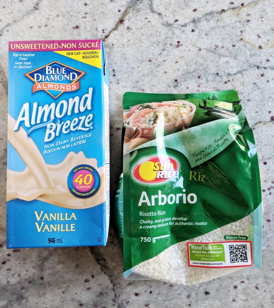 Almond Milk Arborio Rice