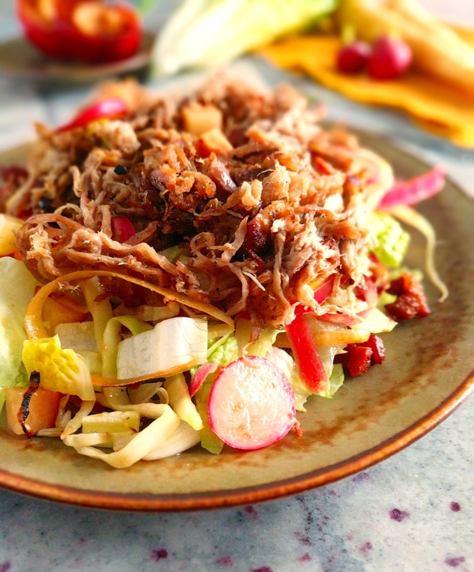 Slow Cooker Recipe Pulled Pork Salad