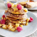 Butternut Squash Pancakes Poached Nectarines