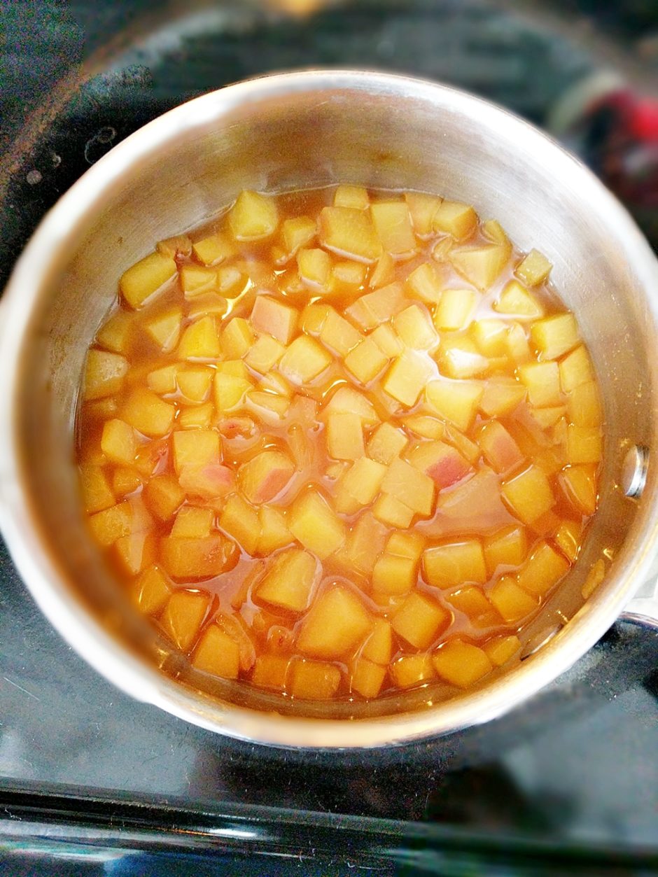 Chai Slow Poached Nectarines