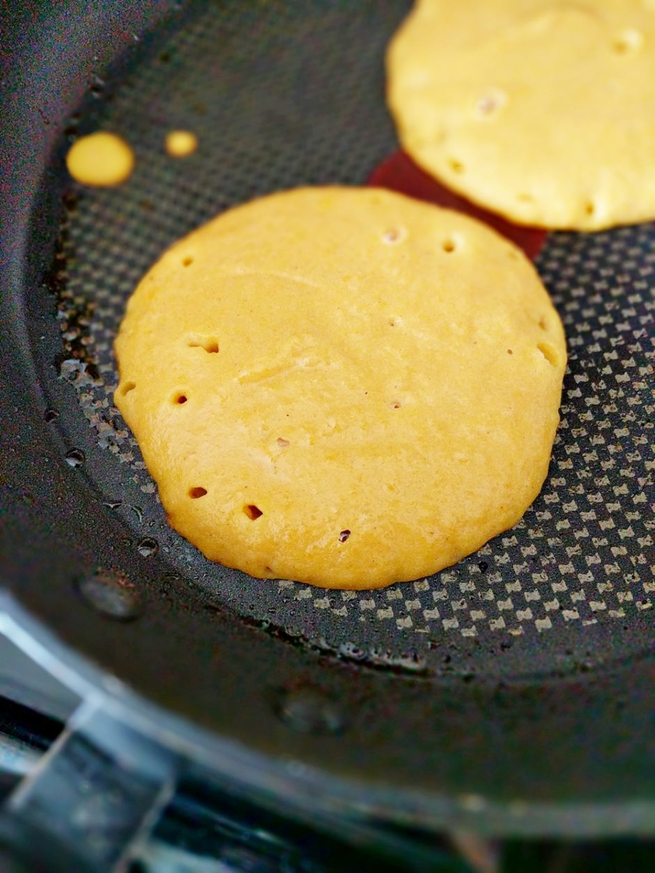 Cooking Butternut Squash Pancakes